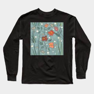 Floral Pattern Long Sleeve T-Shirt